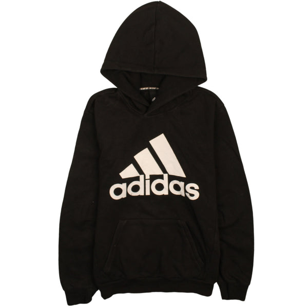 Adidas Vintage 90's Black Spellout Pullover Hoodie Women's Small