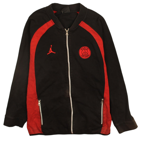 Jordan 90's Black PSG Full Zip Sweatshirt Women's XL Vintage