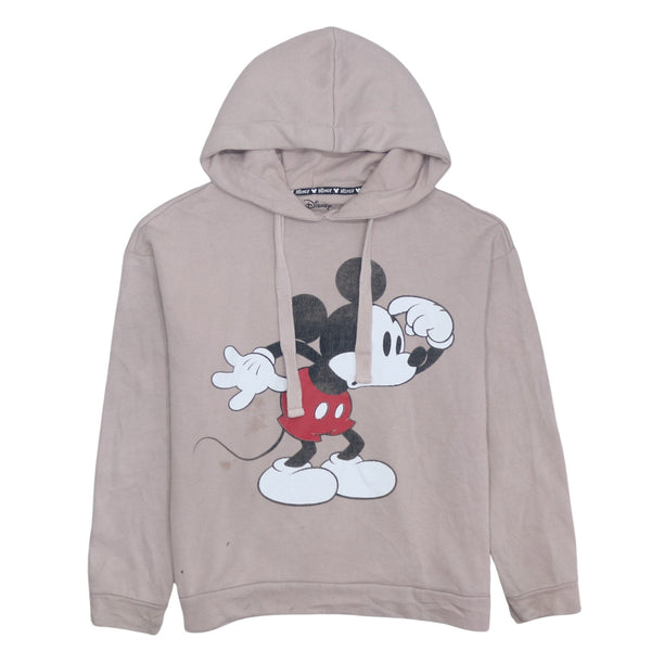 Disney 90's Mickey Mouse Pink Pullover Hoodie XSmall Unisex Cotton