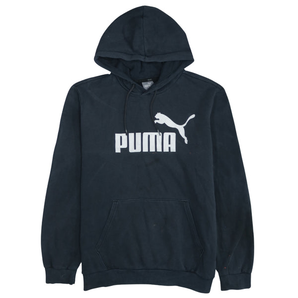 Puma 90's Spellout Pullover Hoodie Medium Black