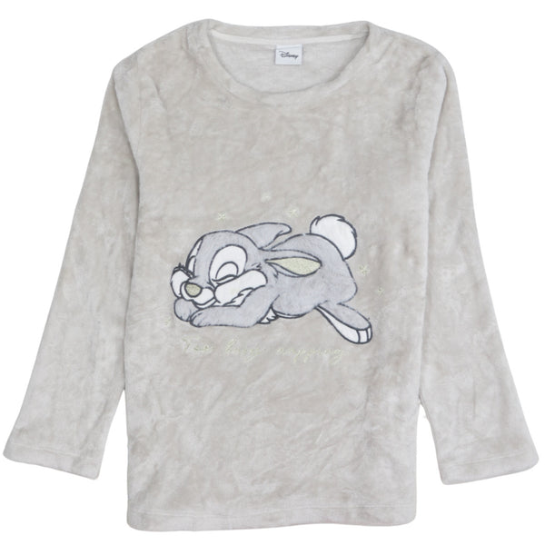 Disney 90's Bambi Crew Neck Sweatshirt XSmall  Beige Cream