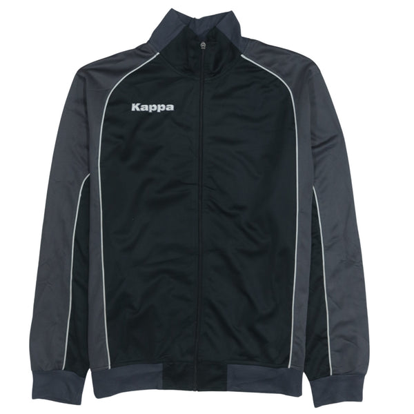 Kappa Vintage 90's Lightweight Full Zip Black Men's Sweatshirt XL