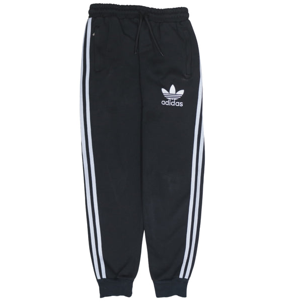 Adidas 90's 3 Stripes Casual Joggers / Sweatpants Medium Black