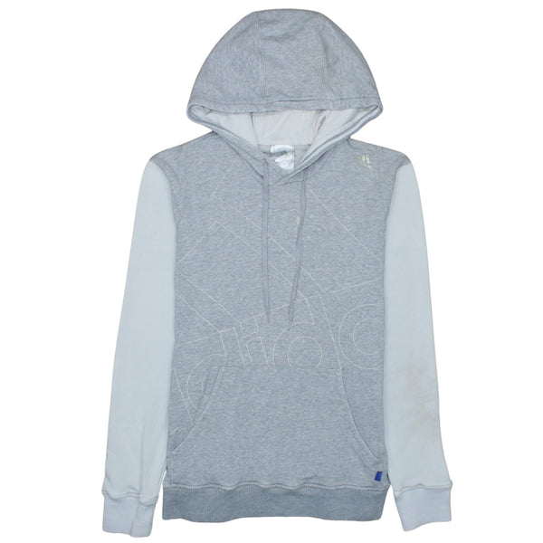 Adidas 90's Drawstring Pockets Pullover Hoodie Medium Grey