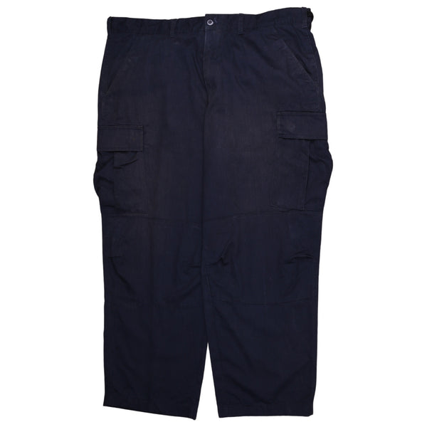 Vintage 90's Men's Blue Cargo Pants XLarge 90s Streetwear Trousers