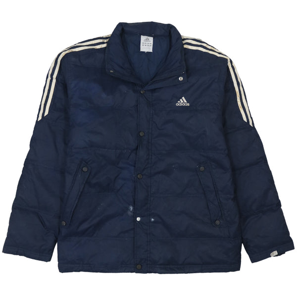 Adidas 90's Navy Blue Lightweight Puffer Jacket XXLarge