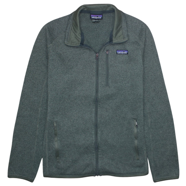 Patagonia 90's Lightweight Full Zip Up Sweatshirt Small  Green