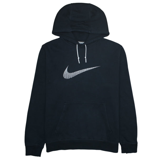 Nike 90's Center Middle Swoosh Pullover Hoodie XLarge  Black