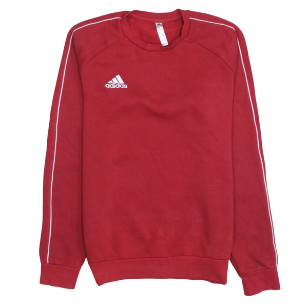 Adidas 90's Lightweight Crew Neck Sweatshirt Small Red