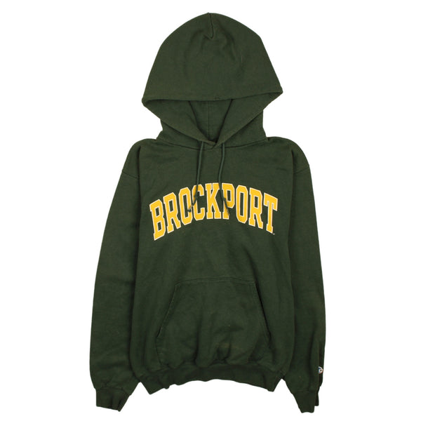 Champion 90's Brockport Pullover Hoodie Small Green