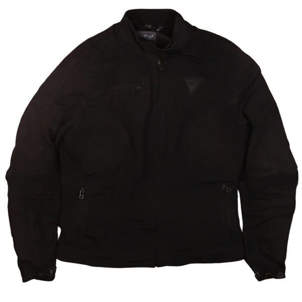 Active 90's Plain Full Zip Up Windbreaker Small (missing sizing label) Black