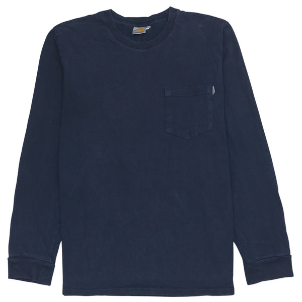 Carhartt 90's Vintage Navy Blue XLarge Crew Neck Sweatshirt