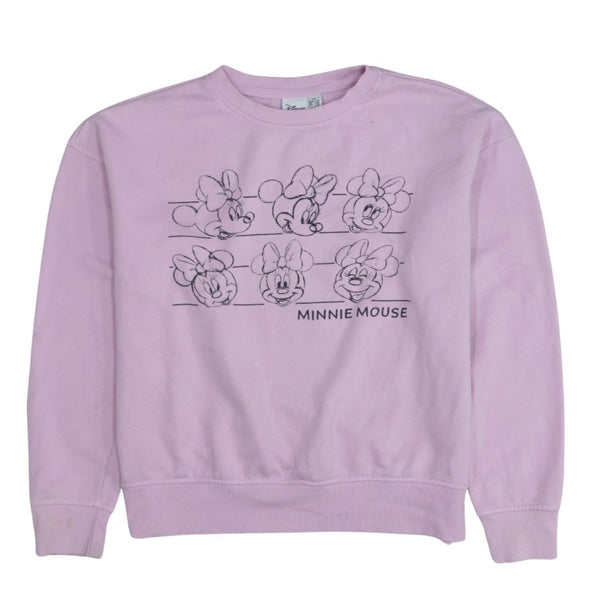 Vintage Disney Minnie Mouse Crew Neck Sweatshirt XXSmall Pink 90's