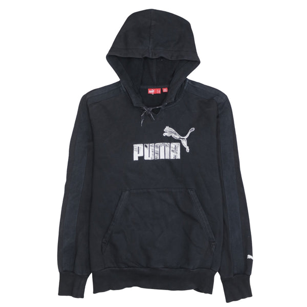 Puma 90's Spellout Pullover Hoodie Medium Black