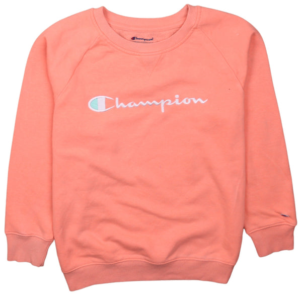 Champion 90's Spellout Crew Neck Sweatshirt Pink Women's XL Vintage