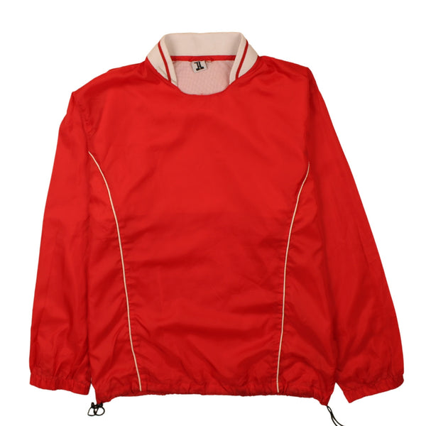 Active 90's Lightweight Crew Neck Windbreaker Large Red