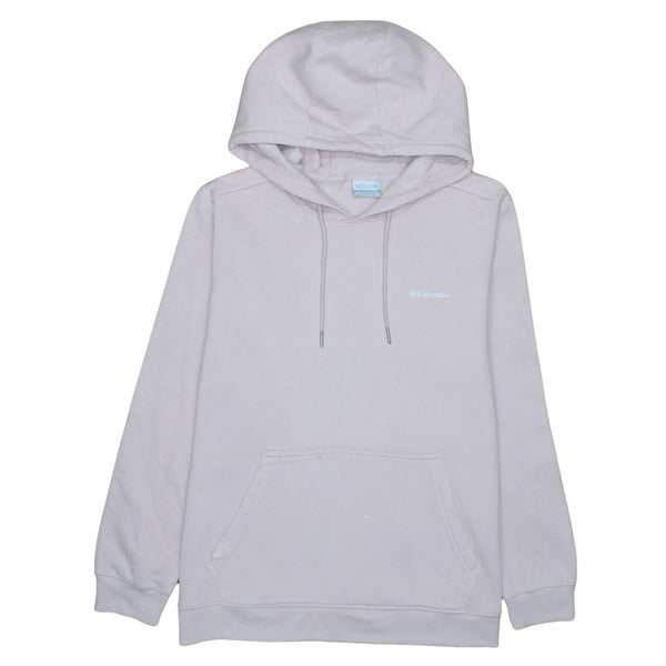Columbia 90's Drawstring Pockets Pullover Hoodie XLarge Pink
