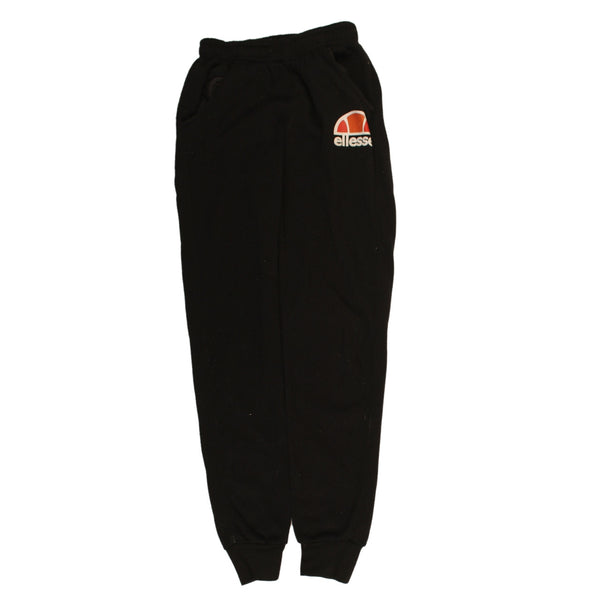 Ellesse 90's Vintage Elastic Waist Joggers Sweatpants Small Black
