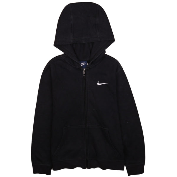 Nike 90's Black Swoosh Full Zip Hoodie Women's Large