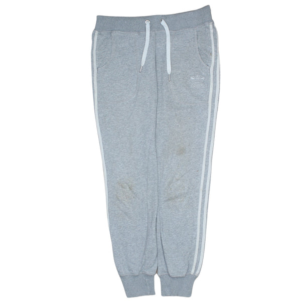 Adidas 90's Grey 3 Stripes Joggers Sweatpants Women's Size 30