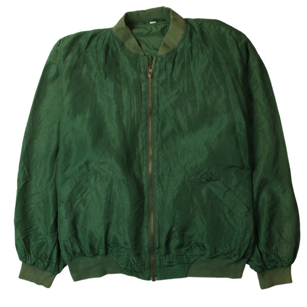 90's Active Lightweight Green Full Zip Windbreaker Jacket XLarge