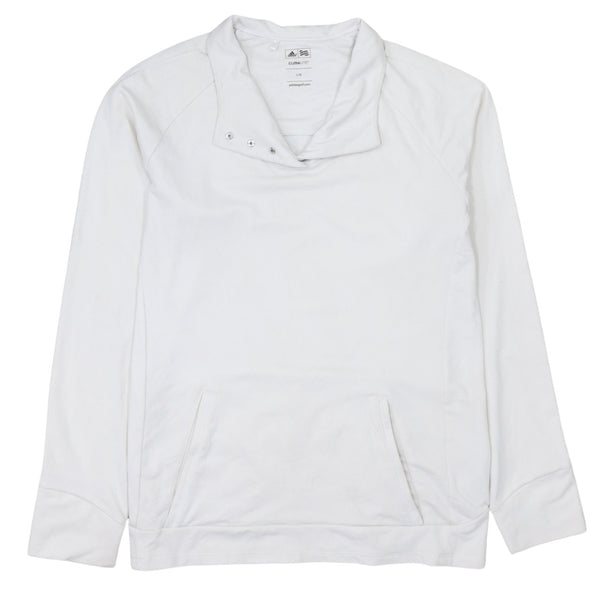 Adidas 90's Lightweight Plain Sweatshirt Large White