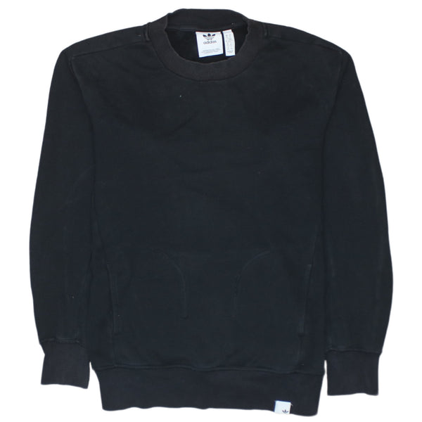 Adidas 90's Retro Black Crew Neck Sweatshirt Men's XSmall
