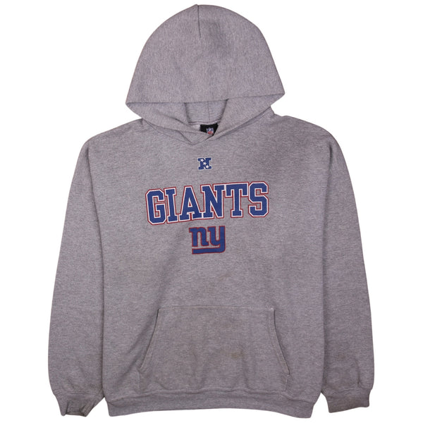 Vintage NFL 90's Giants Grey Hoodie XXL Pullover Men's Retro Style