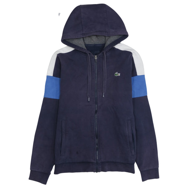 Lacoste 90's Sportswear Full Zip Up Hoodie Small  Navy Blue