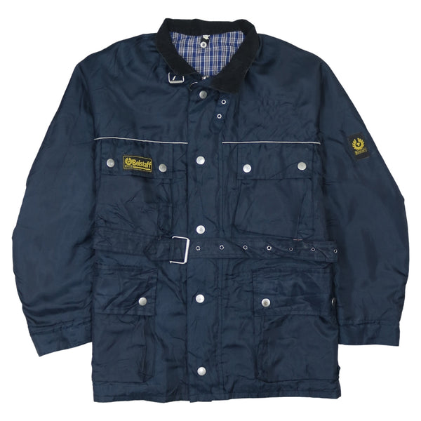 Vintage 90's Belstaff Navy Blue Lightweight Men's Medium Windbreaker