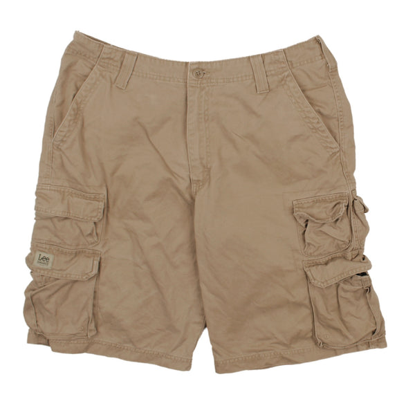 Vintage Lee 90's Cargo Shorts 34 Waist Tan Brown Men's Active Wear