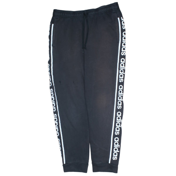 Adidas 90's Vintage Black Joggers Sweatpants Med