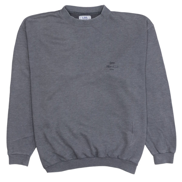 Lee 90's Lightweight Crew Neck Sweatshirt XLarge Grey