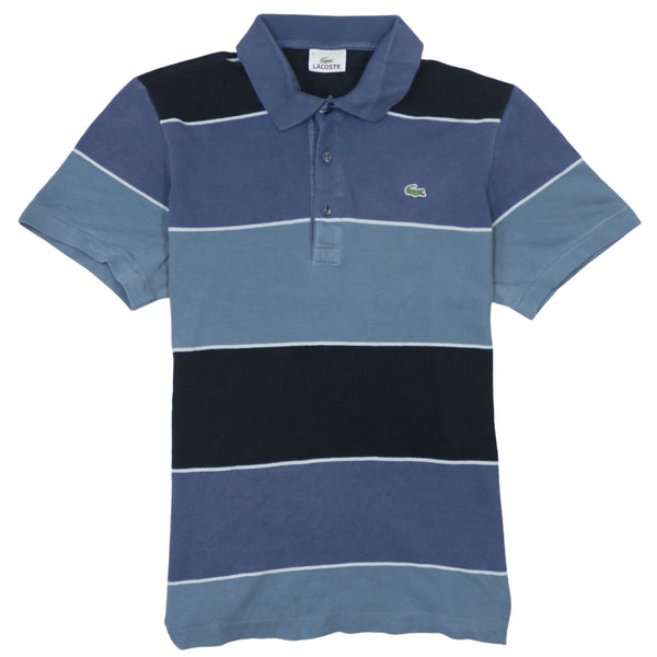 Lacoste 90's Short Sleeves Quarter Button Polo Shirt XSmall  Black