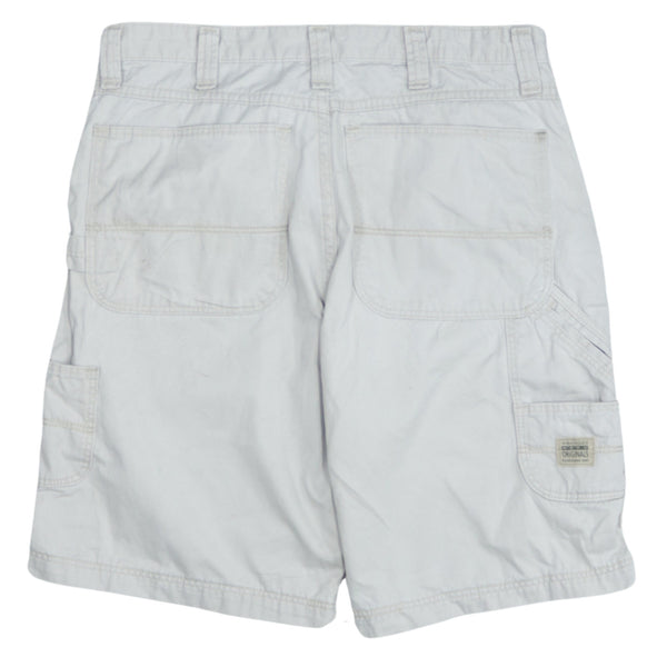 Wrangler Men's 90s Baggy Chino Shorts Size 34 Beige Cream Cotton