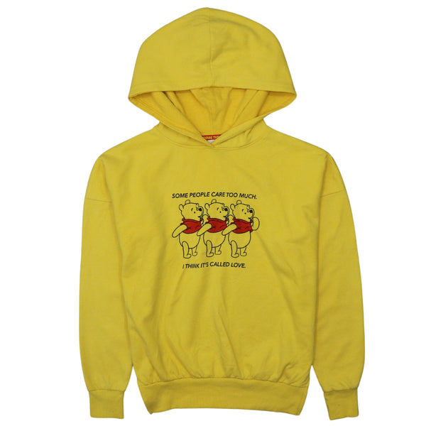 Vintage Disney 90's Winnie The Pooh Yellow XSmall Hoodie