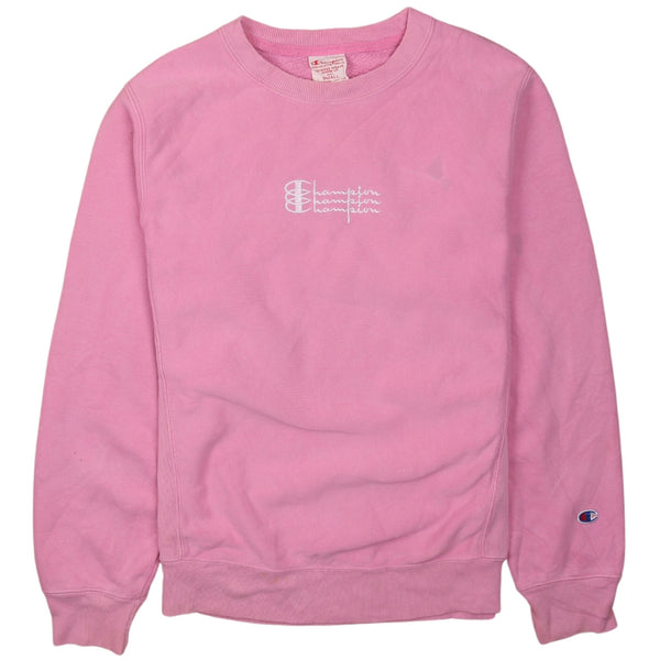 Champion Vintage 90's Heavyweight Crew Neck Sweatshirt Small Pink