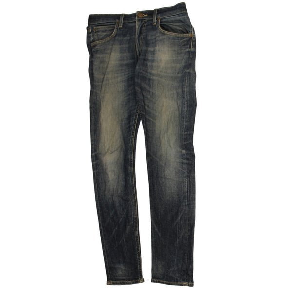 Lee Men's Slim Fit 90's Vintage Blue Casual Trousers Pants Size 32