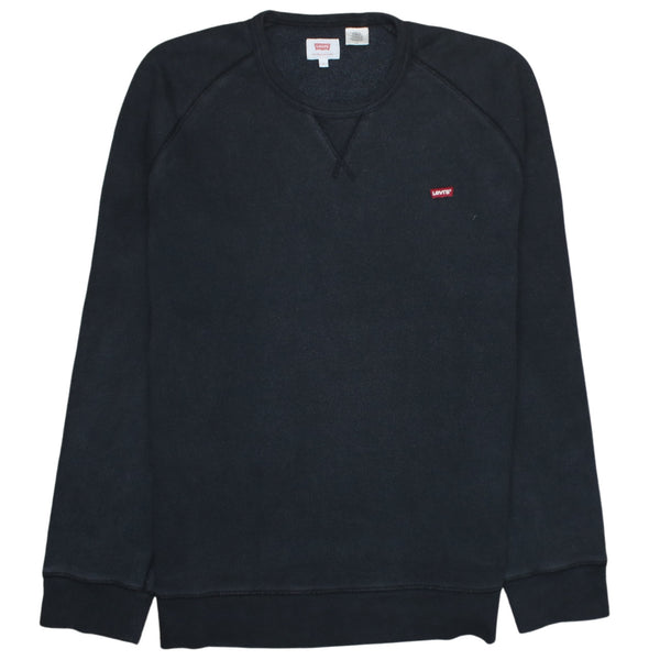 Levi's 90's Lightweight Crew Neck Sweatshirt Large Black