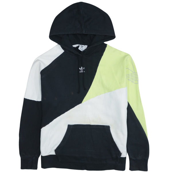 Adidas Black 90's Pullover Hoodie with Drawstring and Pockets, Women's Small