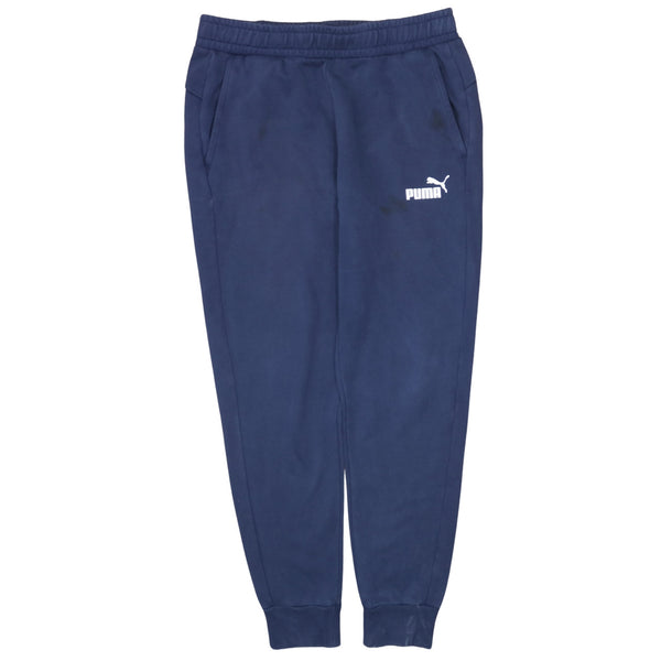Puma 90's Casual Joggers / Sweatpants 32 Navy Blue