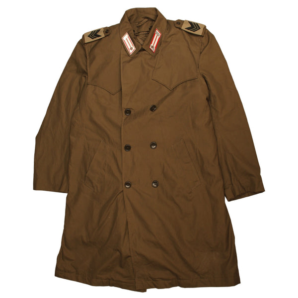Active 90's Plain Button Up Trench Coat Large (missing sizing label) Brown