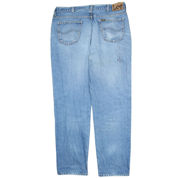 Lee 90's Lightwash Straight Leg Baggy Jeans / Pants 38 Blue