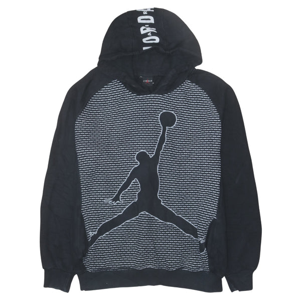 Jordan 90's Spellout Pullover Hoodie XXLarge (2XL) Black
