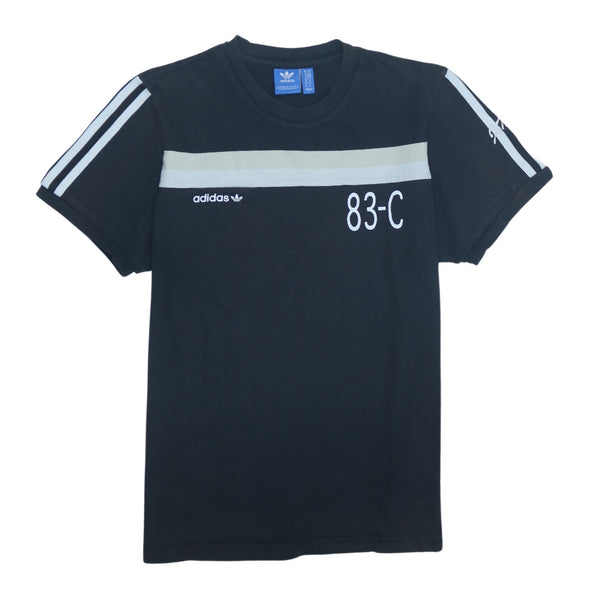 Adidas 90's Vintage Black Crew Neck T-Shirt Men's Medium