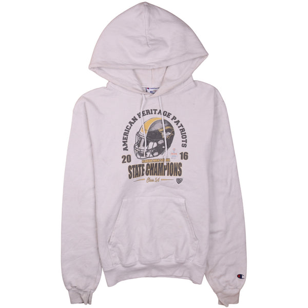 Champion 90's American Heritage Patriots Pullover Hoodie Small White
