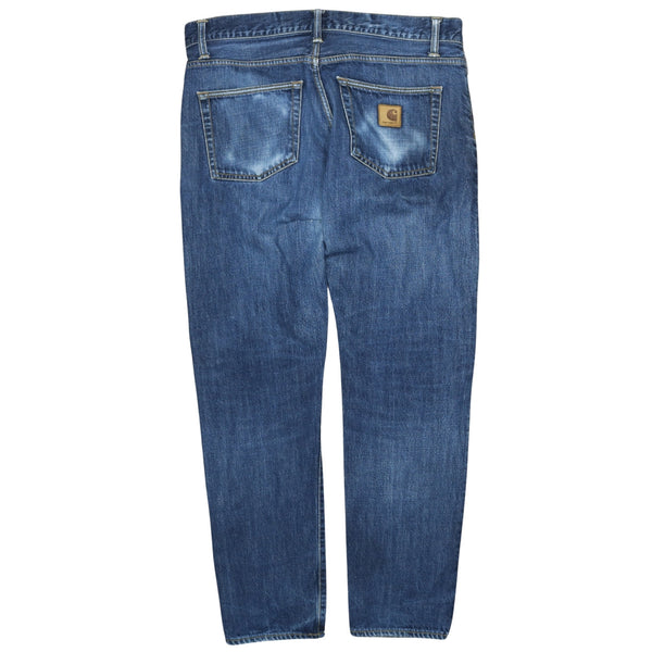 Carhartt 90's Lightwash Casual Trousers / Pants 34 Blue
