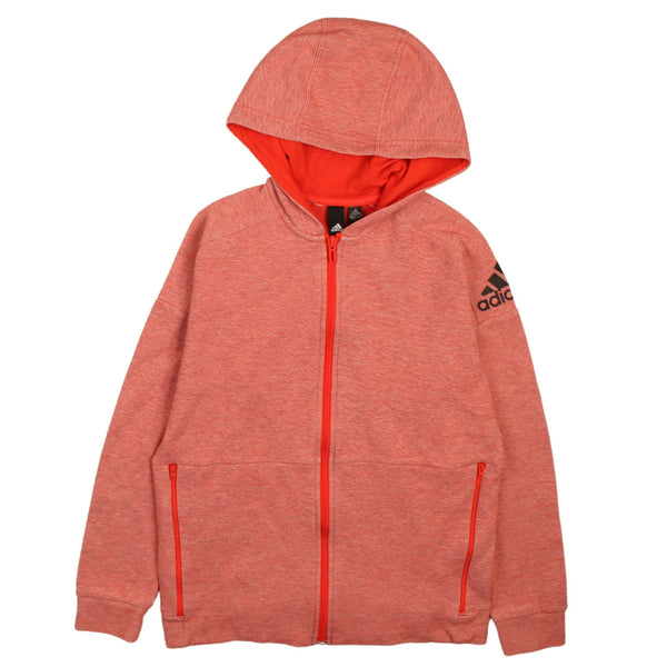 Adidas Vintage 90's Pink Sportswear Women's Large Zip Hoodie