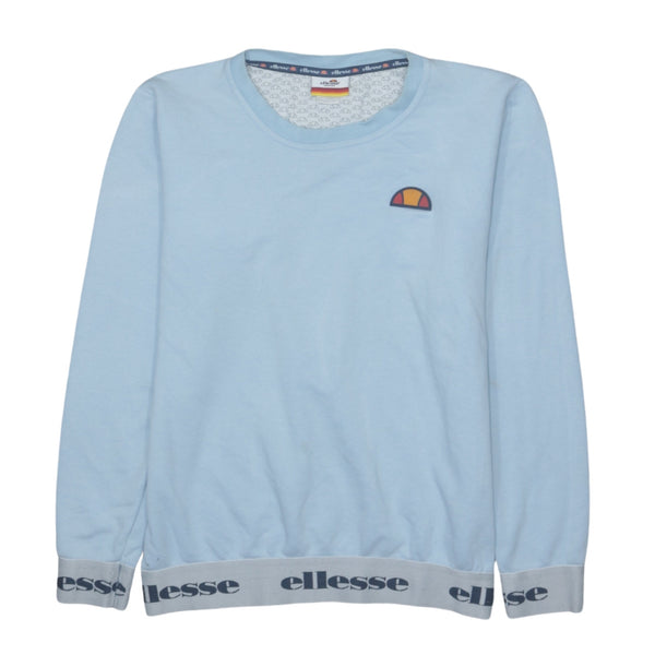 Ellesse Vintage 90's Blue Heavyweight Crew Neck Sweatshirt Large