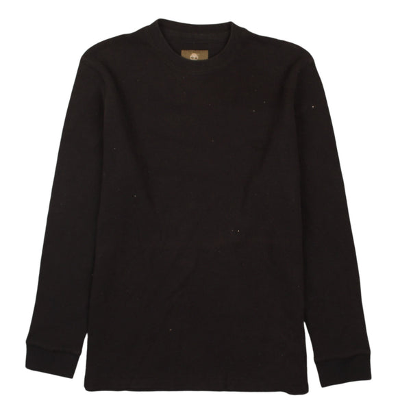 Timberland 90's Plain Crew Neck Sweatshirt Medium Black